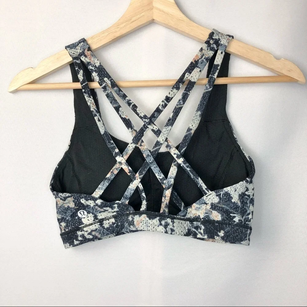 Lululemon Free to Be Serene Sports Bra in‎ Spring Bloom Multi 4
